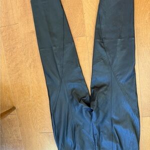 Lafayette 148 New York Black Leather Pants - worn once